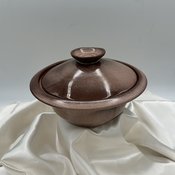 Frankoma Covered Dish, Plainsman Brown. #6U - Picture 1 of 6